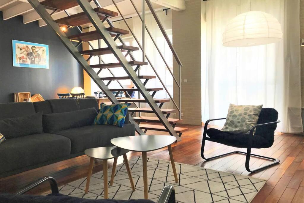 Loft Hyper Centre Reims 6 pers avec Parking Leilighet Eksteriør bilde